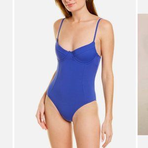 NWOT weworewhat blue underwire one piece
